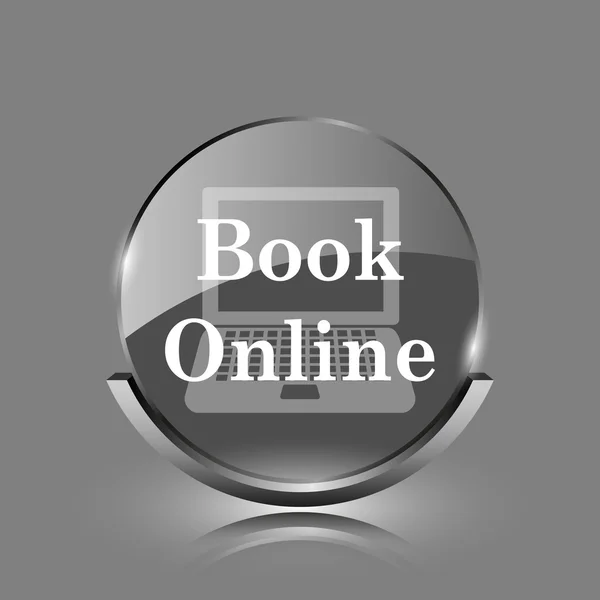 Icona del libro online — Foto Stock