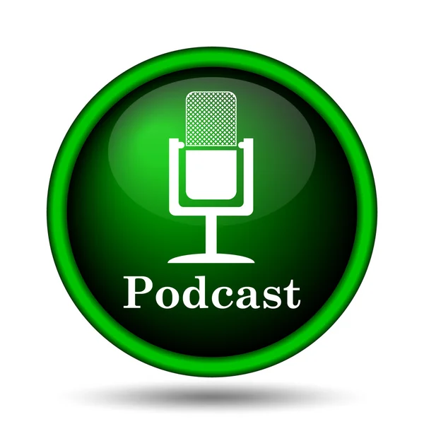 Podcast icono — Foto de Stock