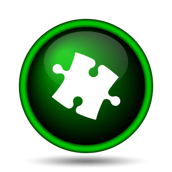 Puzzle piece icon — Stock Photo, Image