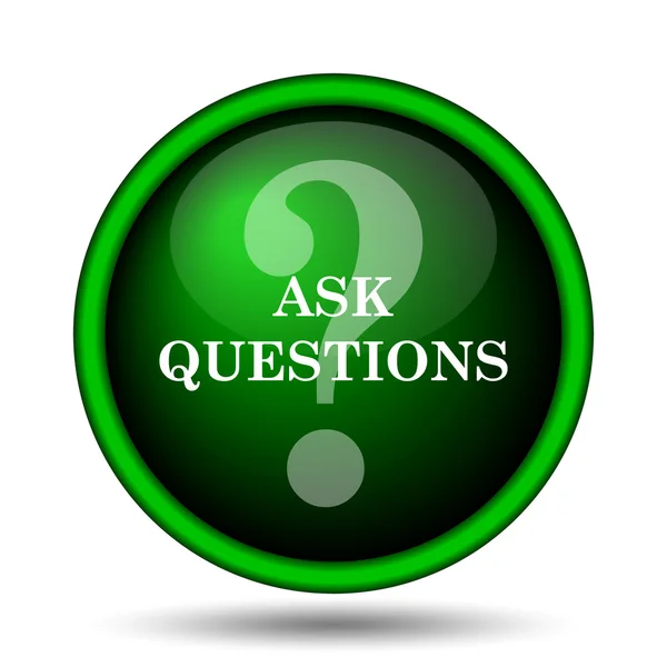 Kérdezze kérdések-ikon — Stock Fotó