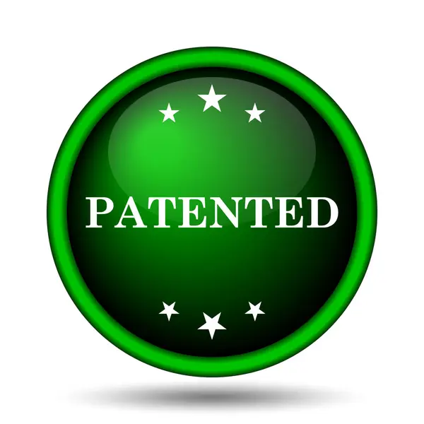 Patented icon — Stock Photo, Image