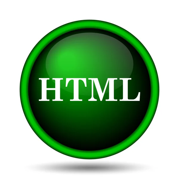 HTML піктограма — стокове фото