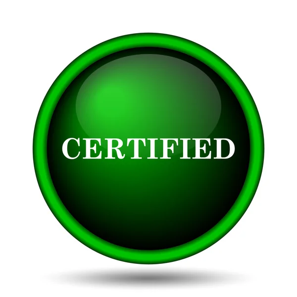 Сертифікований значок — стокове фото