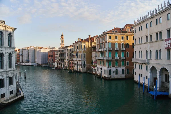 Venedik Talya 2021 Venedik Talya Daki Ünlü Büyük Kanal Güzel — Stok fotoğraf