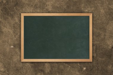 Blackboard bir grunge duvar
