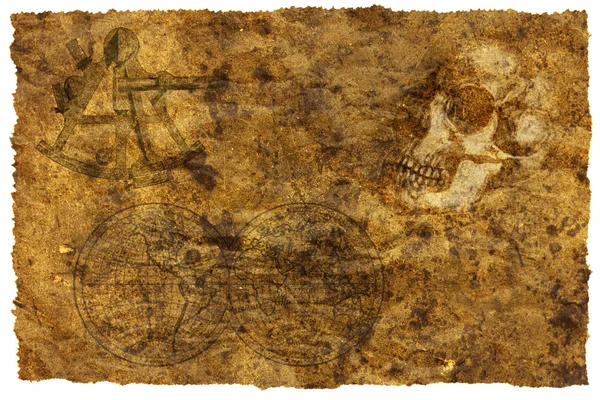 Mappa del tesoro — Foto Stock