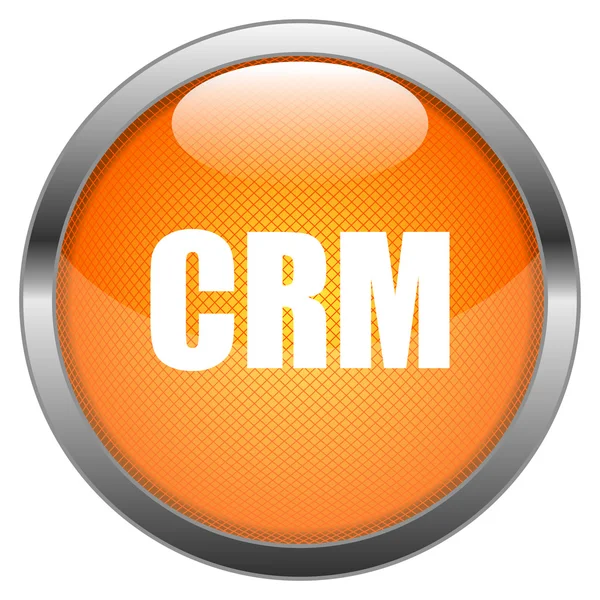 Vektör düğme crm — Stok Vektör