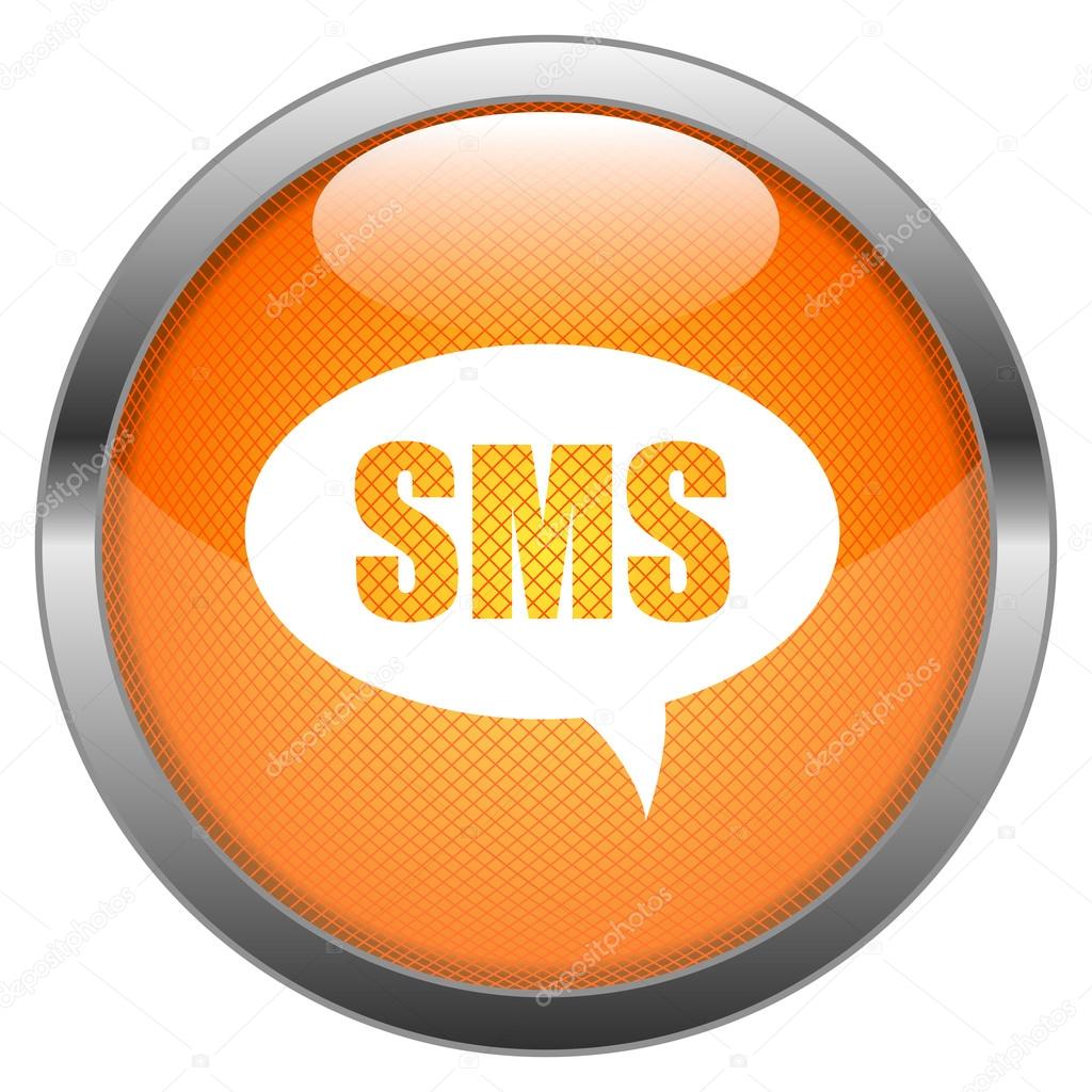 Vector Button SMS