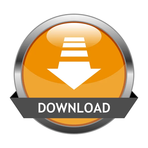 Vector knop downloaden — Stockvector