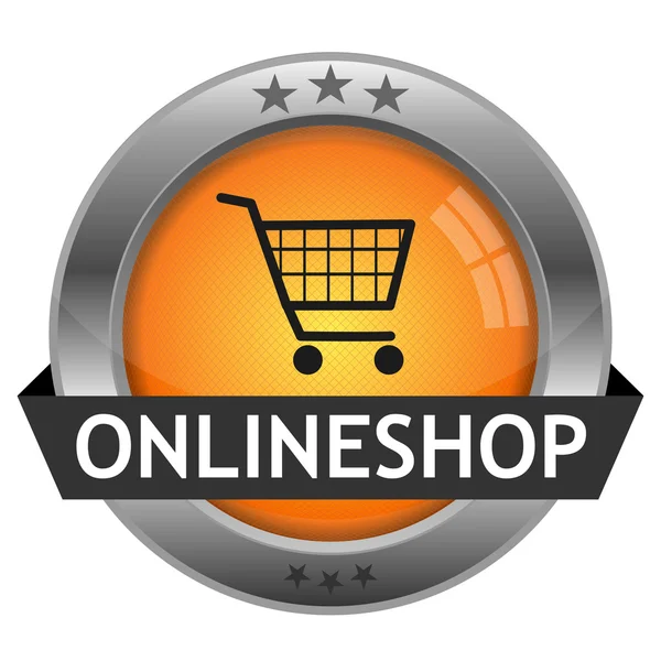 Vektor-Taste onlineshop — Stockvektor