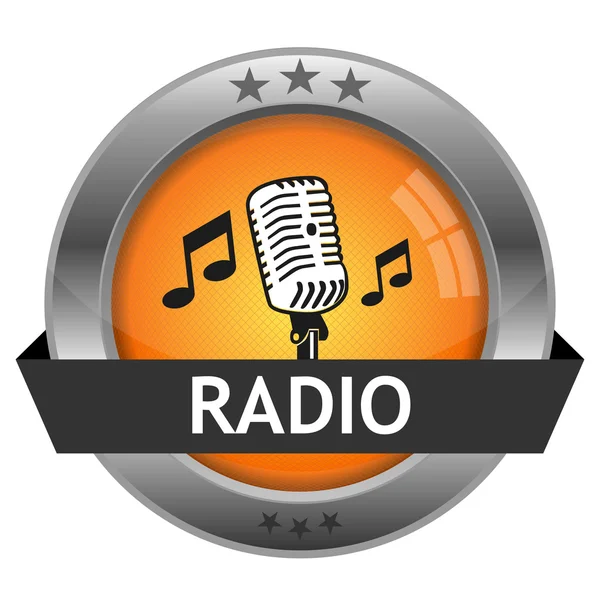 vektör düğme radyo