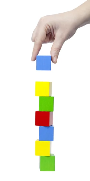 Tower of blocks — Stock Photo, Image
