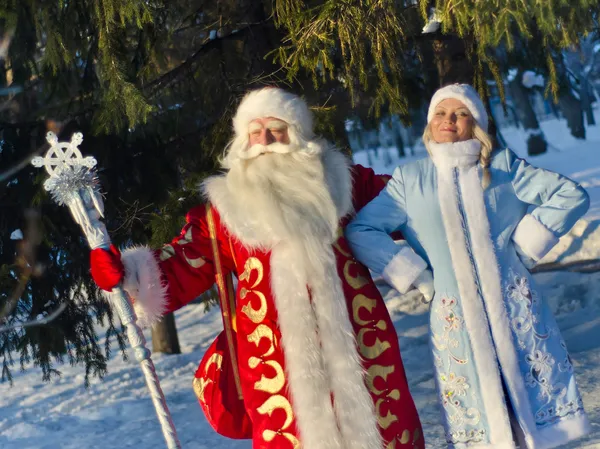 Ded Moroz (gelo del padre) — Foto Stock