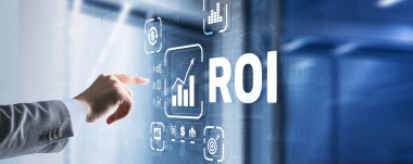 Roi Yatırım İşletmeleri Teknolojisi Analizi Finans Konsepti