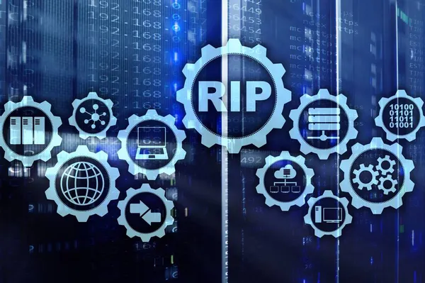 Rip Routing Information Protocol Technology Networks Concept — Stock Photo, Image