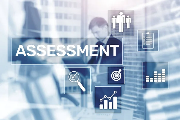 Assessment Analysis Analytics Technology concept on Business background — 스톡 사진