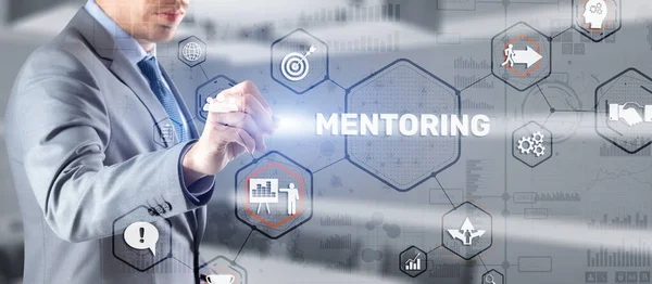 Persönliches Coaching. Business Mentoring. Schulungskonzept zur persönlichen Entwicklung — Stockfoto