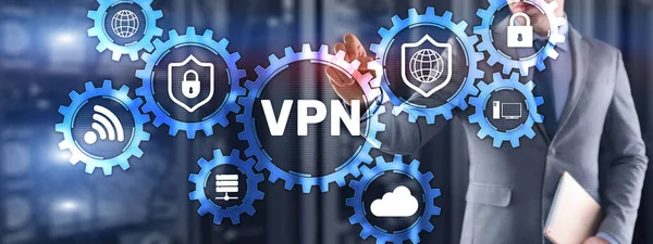 VPN proxy réseau privé virtuel et concept ssl — Photo