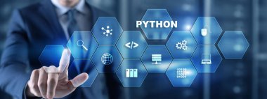 Python Programlama Dili. Sanal ekranda iş akışı soyut algoritma kavramı programlanıyor