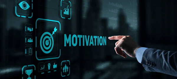 Motivation personality development concept. Achieving any goals