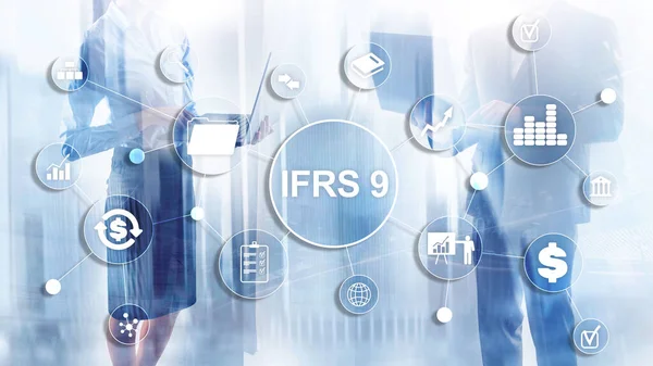 Ifrs第9号国際財務報告基準規制機器 — ストック写真