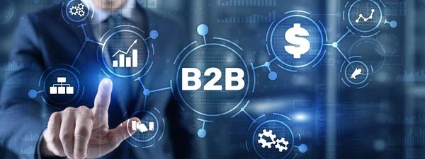 B2B Business Technology Marketing Entreprise Concept de commerce. Business to Business — Photo