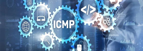 ICMP, TCP IP Protokolü 'nün bir parçası olan bir ağ protokolüdür. — Stok fotoğraf