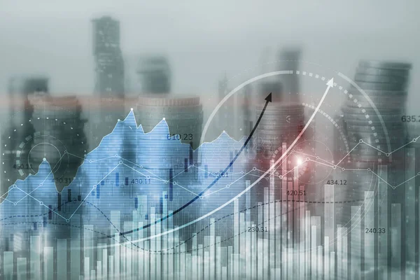 Dynamika finančního růstu2022. Smíšené médium — Stock fotografie