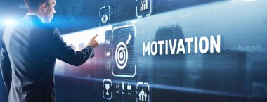 Motivasyon kişilik gelişimi konsepti. Herhangi bir hedefe ulaşmak