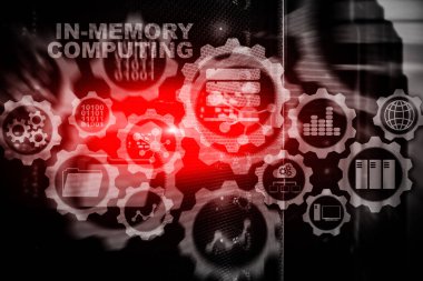 In-Memory Bilgisayar. Teknoloji Hesaplama Konsepti. Yüksek Performans Analitik Aygıtı.