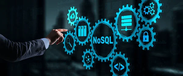 Strukturierte Abfragesprache. Datenbanktechnologiekonzept. NoSQL — Stockfoto