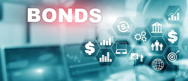 Bond Finance Banking Technology Business Konzept Netzwerk Des Elektronischen Online — Stockfoto