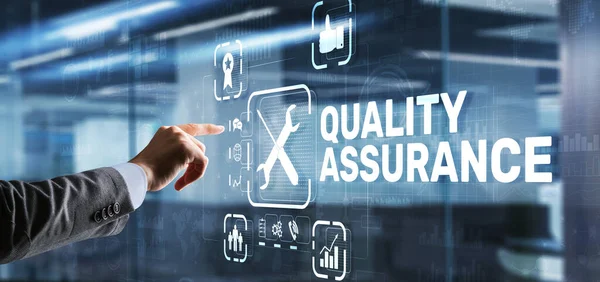 Qualitätssicherung ISO DIN Service Guarantee Standard Einzelhandelskonzept — Stockfoto