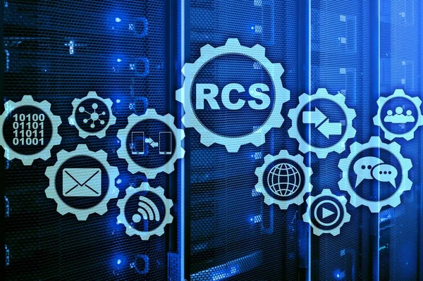 Rcs Rijke Communicatiediensten Communicatieprotocol Technologieconcept — Stockfoto