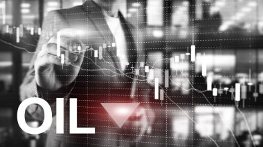 Siyah ve beyaz. BW. Petrol eğilimi düştü