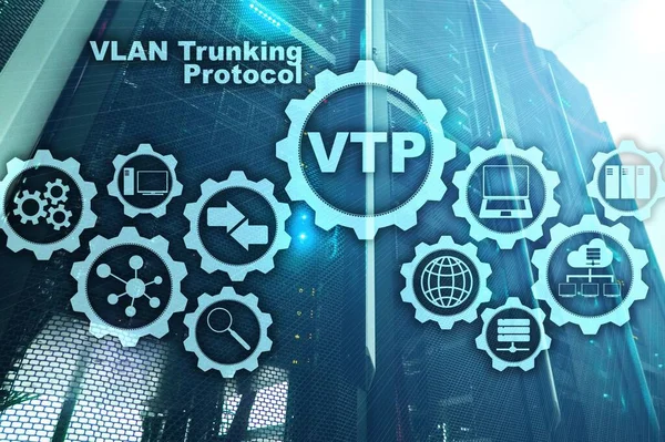 Vlan Trunking Protocol Virtual Local Area Network Vtp — Stock Photo, Image
