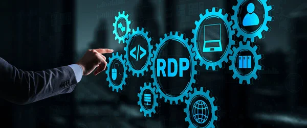 RDP Remote Desktop Protocol. Terminal Services — Stockfoto
