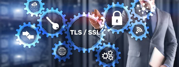 Katman Güvenliği Taşıyın. Soket katmanını emniyete alın. TLS SSL — Stok fotoğraf