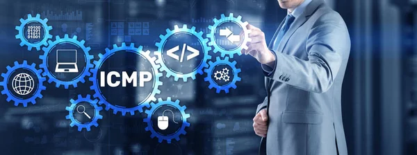 ICMP is een netwerkprotocol dat deel uitmaakt van de TCP IP Protocol stack — Stockfoto