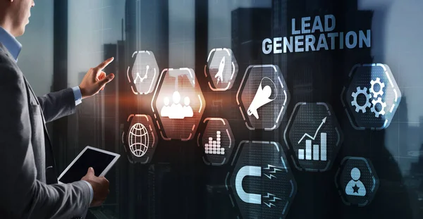 Lead Generation. Trovare e identificare i clienti per i vostri prodotti o servizi aziendali — Foto Stock