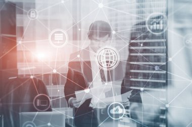 İletişim İnsanları İş Konsepti. Takımımıza hoş geldin.