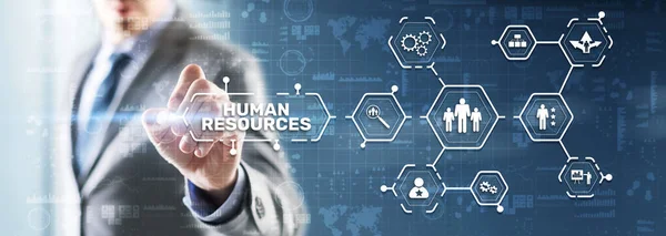 Human Resources Hiing Job Occupation Concept Geschäftstechnologie Internet — Stockfoto