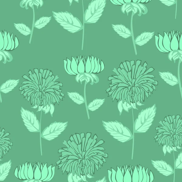 Floral kaart — Stockvector