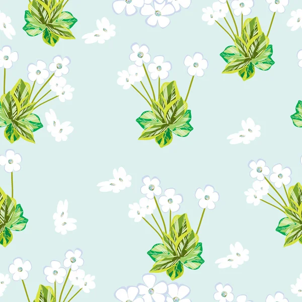 Floral kaart — Stockvector