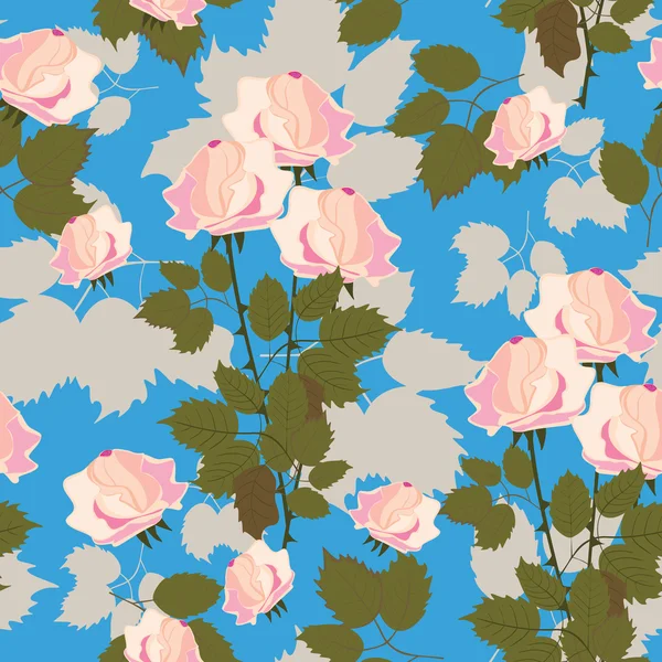 Floral kaart — Stockvector