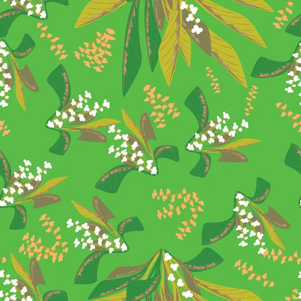 Floral kaart — Stockvector