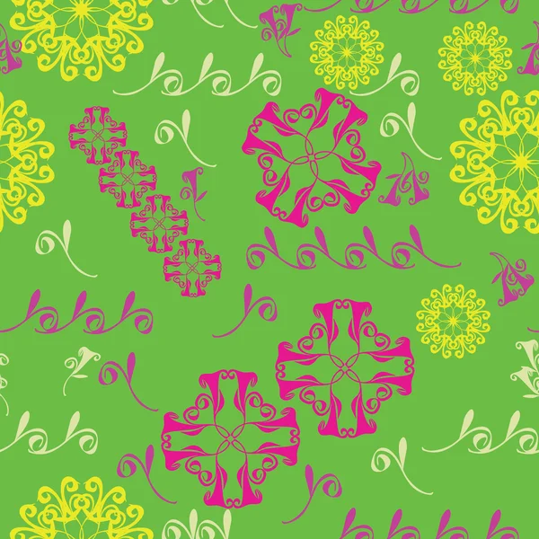 Floral - motif sans couture — Image vectorielle