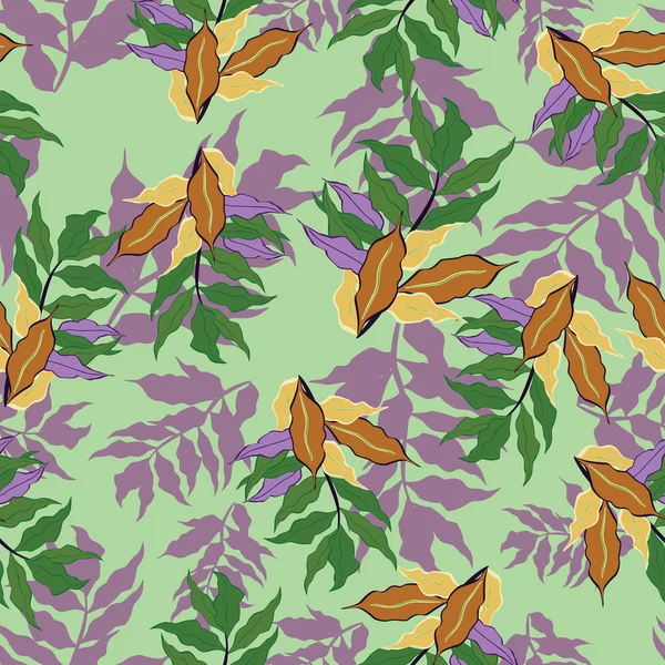 Floral - motif sans couture — Image vectorielle