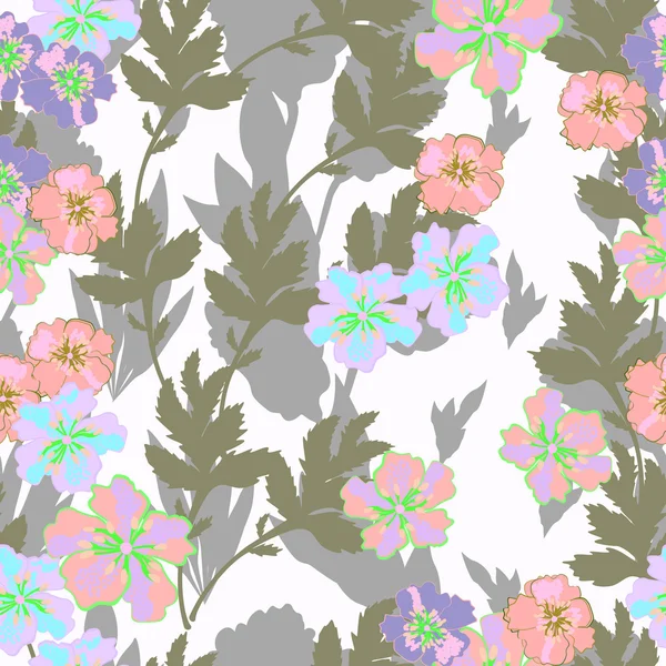 Floral - motif sans couture — Image vectorielle