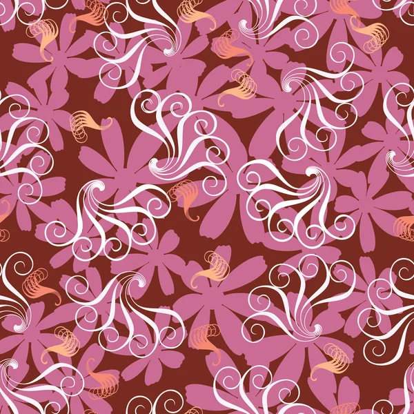 Floral - seamless pattern — Stock Vector